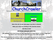 Tablet Screenshot of churchcrawler.co.uk